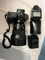 Sony A7r3, with 2batters and v1 falsh ,sigma 85mm  for sale 1,40,000