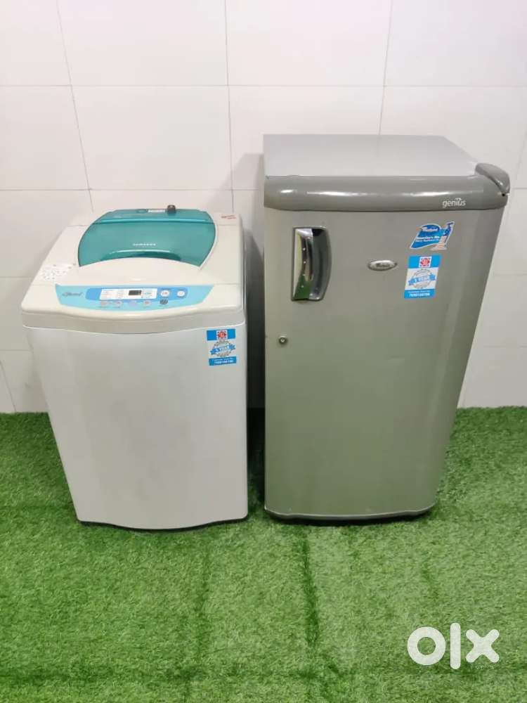 @*# Whirlpool genius 179 ltrs Samsung I control 6.2 kg in great condi