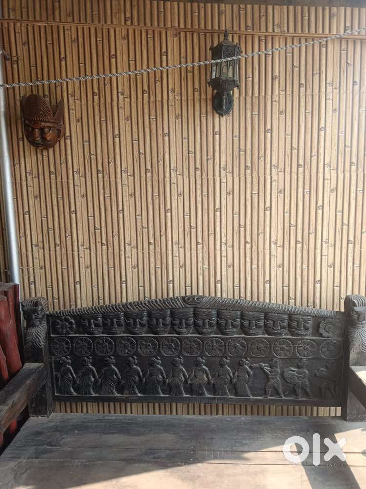 Wooden hand crafted sofa