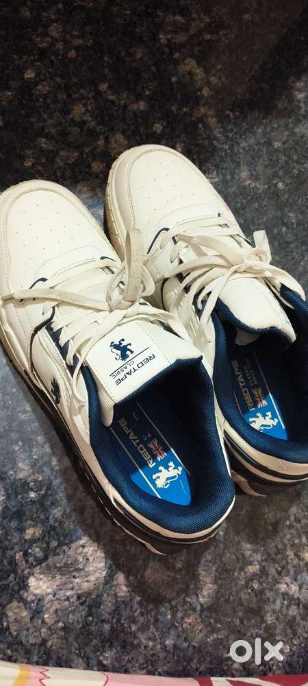 Red Tape white and navy casual sneaker shoes for men