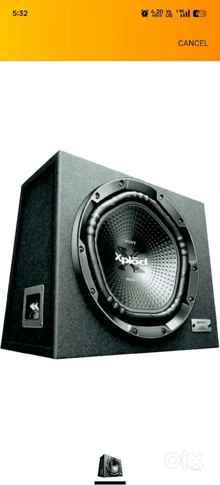 Sony Basstube 12inch subwoofer
