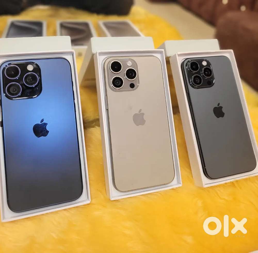 IPHONE REFURBISHED MODELS 15PROMAX WITH WARRANTY BILL BOX AVAILABLE