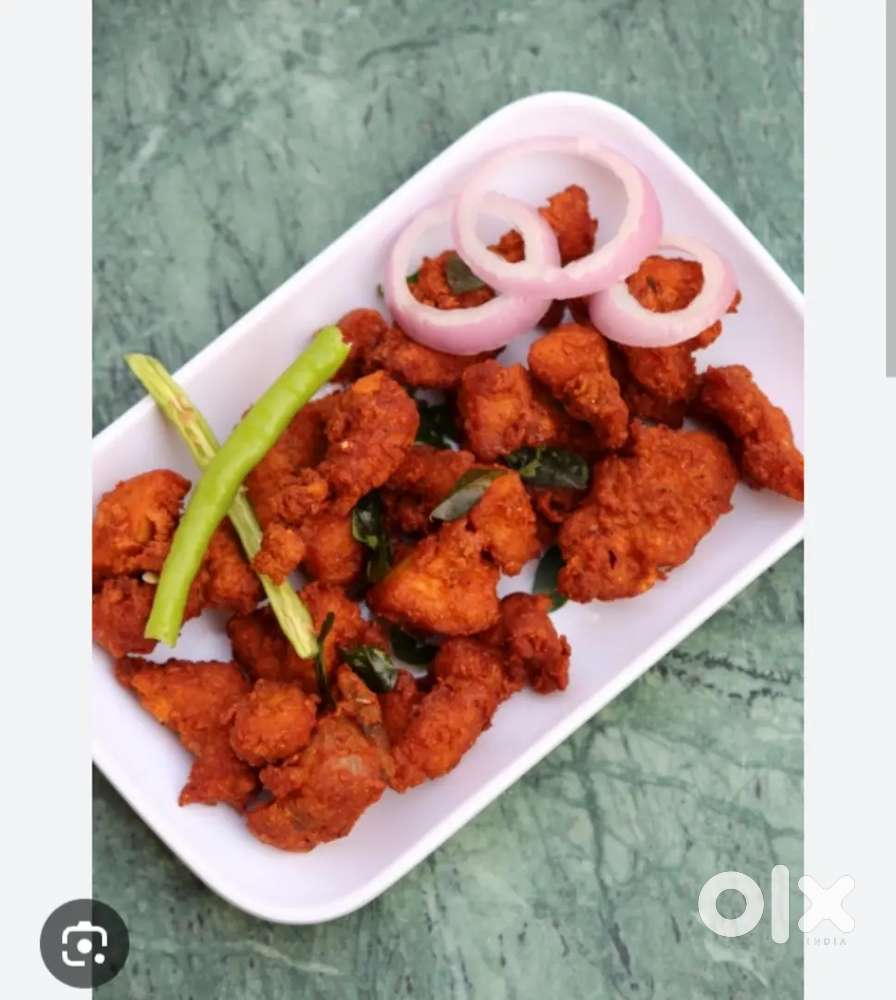 Chicken pakoda, egg chop