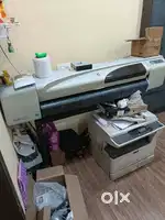 HP Design Jet 510 Plotter And Sharp MX-M200D Xerox Machine