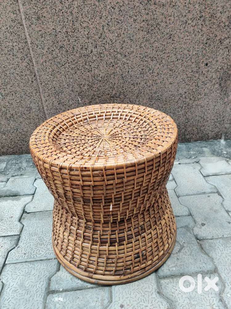 Cane stool cane table bunai stool handicrafts bamboo mudda stool