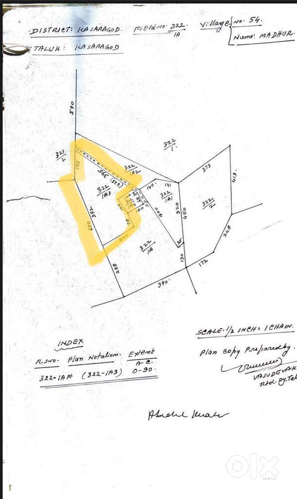 65 cent Land for sale at aranthode  kukkamkoodel