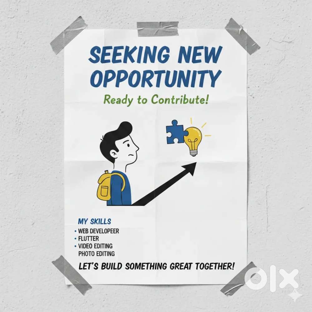I Am looking For Job