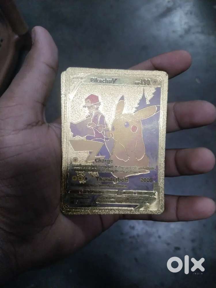 Pokemon card golden black total 15 around