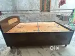 Double bed  with box (6*4)