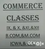 Commerce classes specially for 11 and 12  classes for all boards