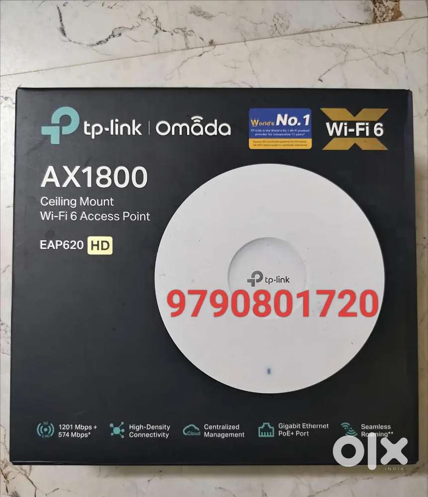 Tp-link omada Wi-Fi 6 Access point EAP620 celling or Wall mountable