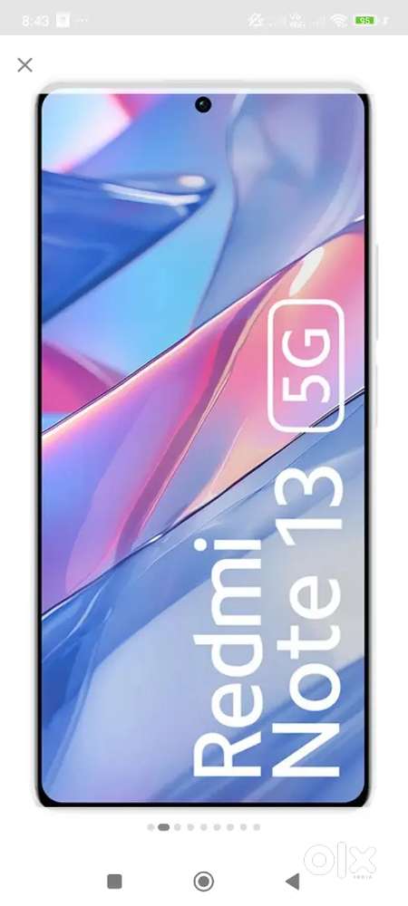 Redmi note 13 5g mobile. 6/128 gb