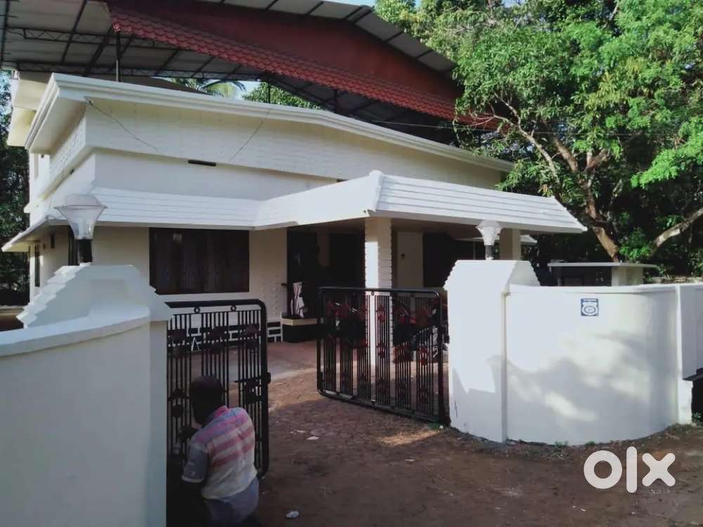 House and plot for sale.