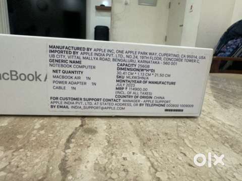 Apple mac book air sale in urgent