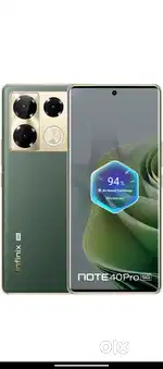 Infinix note 40 pro 5g (8+8gb RAM +256gb) Full new condition