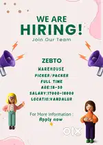 Wanted Picker And Packer (Vandalur)