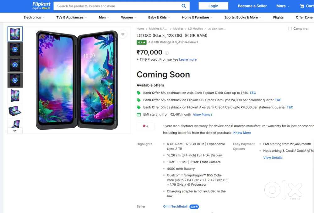 3 screen lg g8x best for gaming 4g