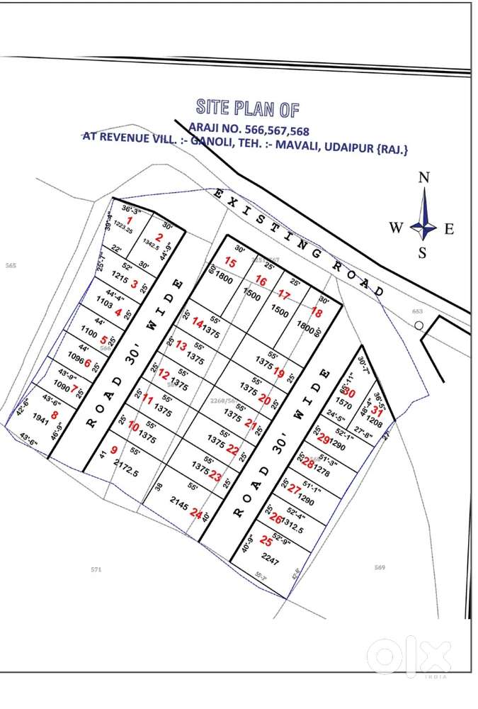 Dabok airport se 1 kilometer new awasiy plan on 80 fit road