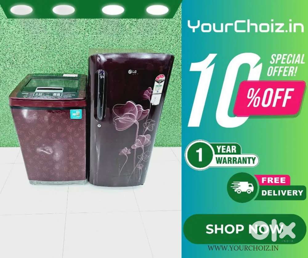 Lg single door or lg top load washing machine