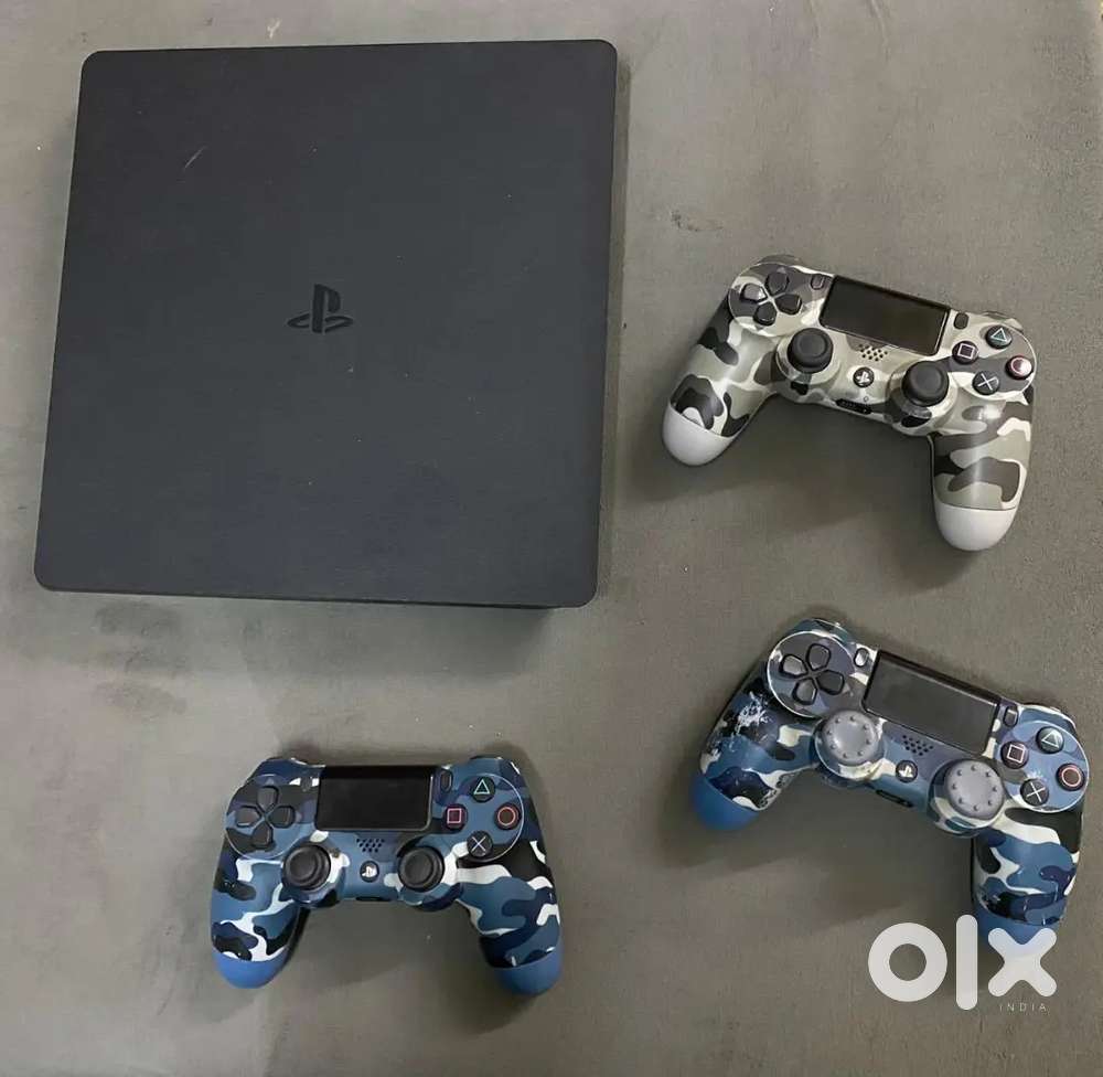 PlayStation 4 slim, 3 joystick, 7 games, ps4 camera