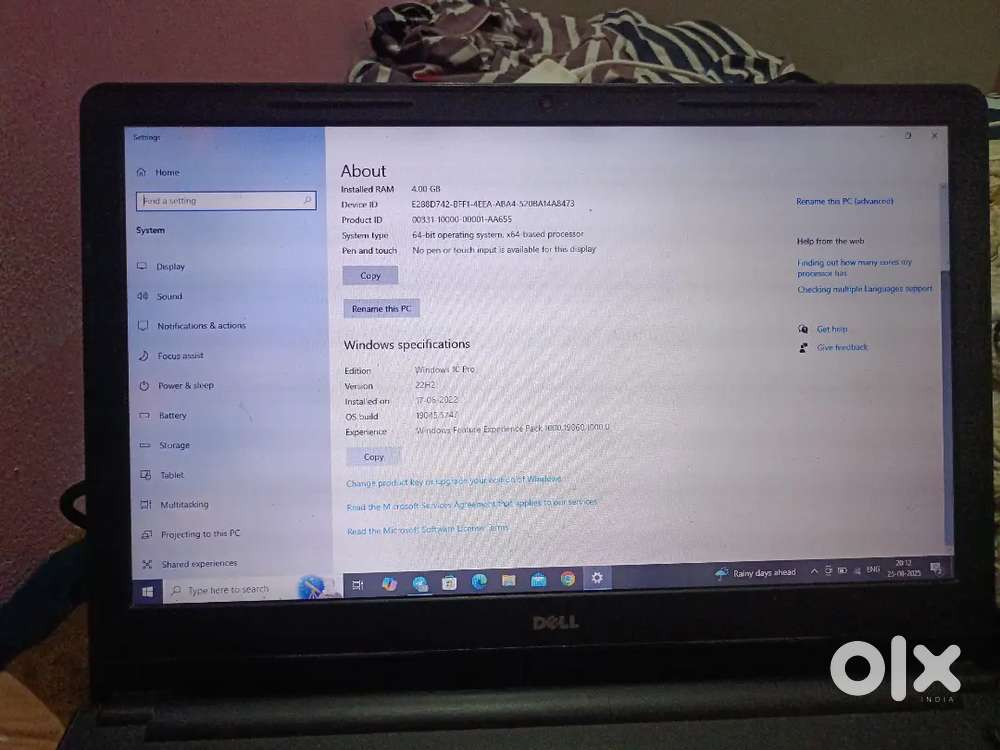 Dell laptop