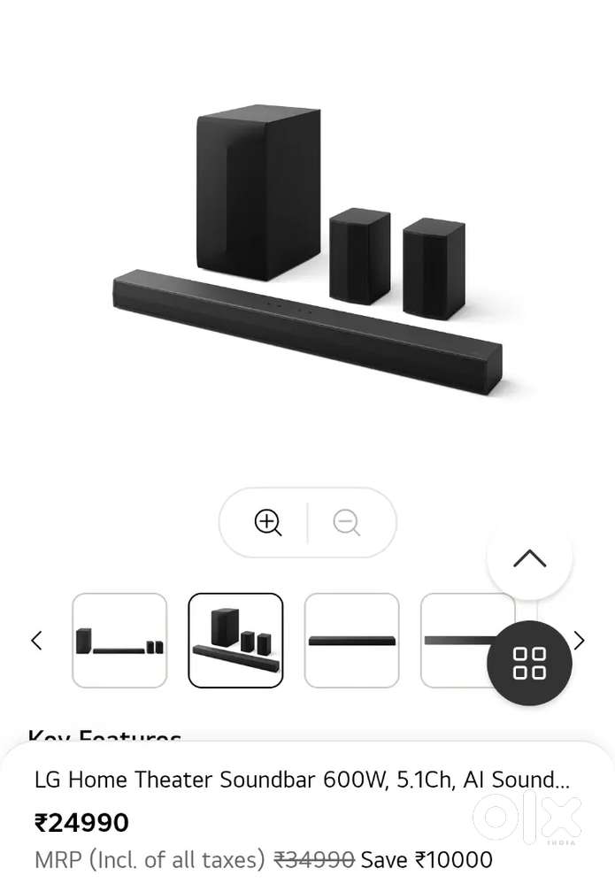 LG S65TR Sound Bar 5 in one