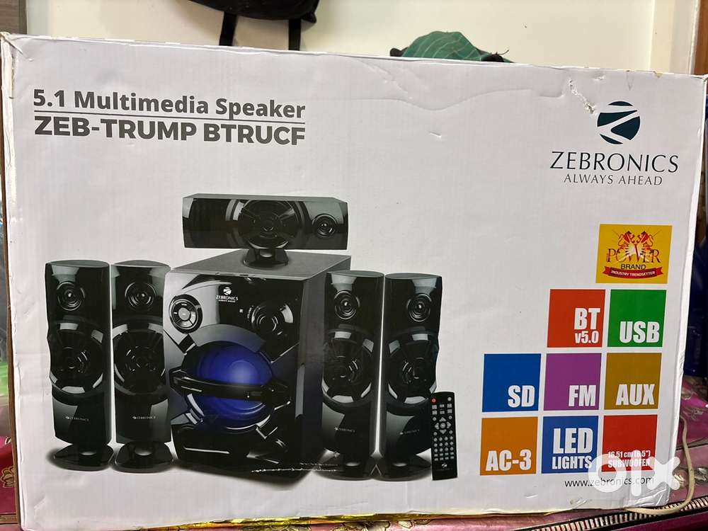 NEW HOME THEATRE ZEBRONICS ZEB TRUMP BTRUCF 5.1