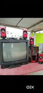 ONIDA box TV with free home theater and free Airtel set top box