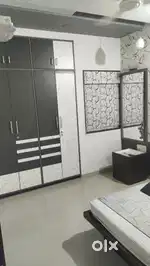 Flet with full furnished with ac/ washing machin/ tv and oven fridge