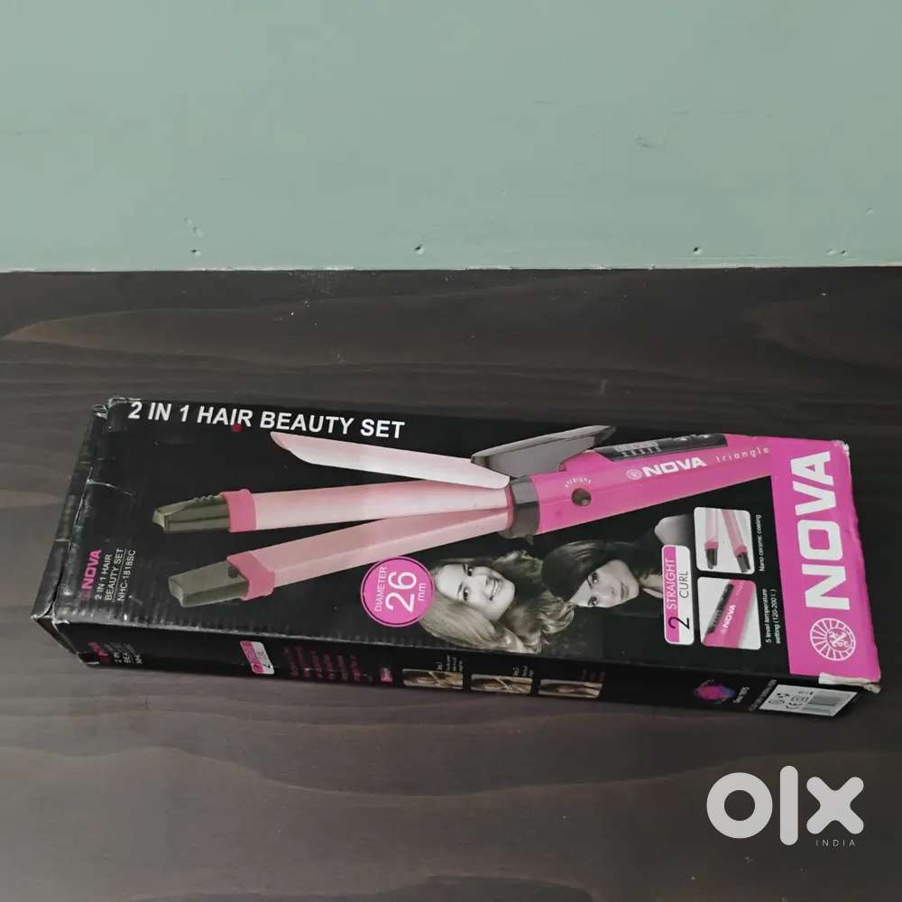 Nova Hair Iron and curler 2 in 1 Completely Working