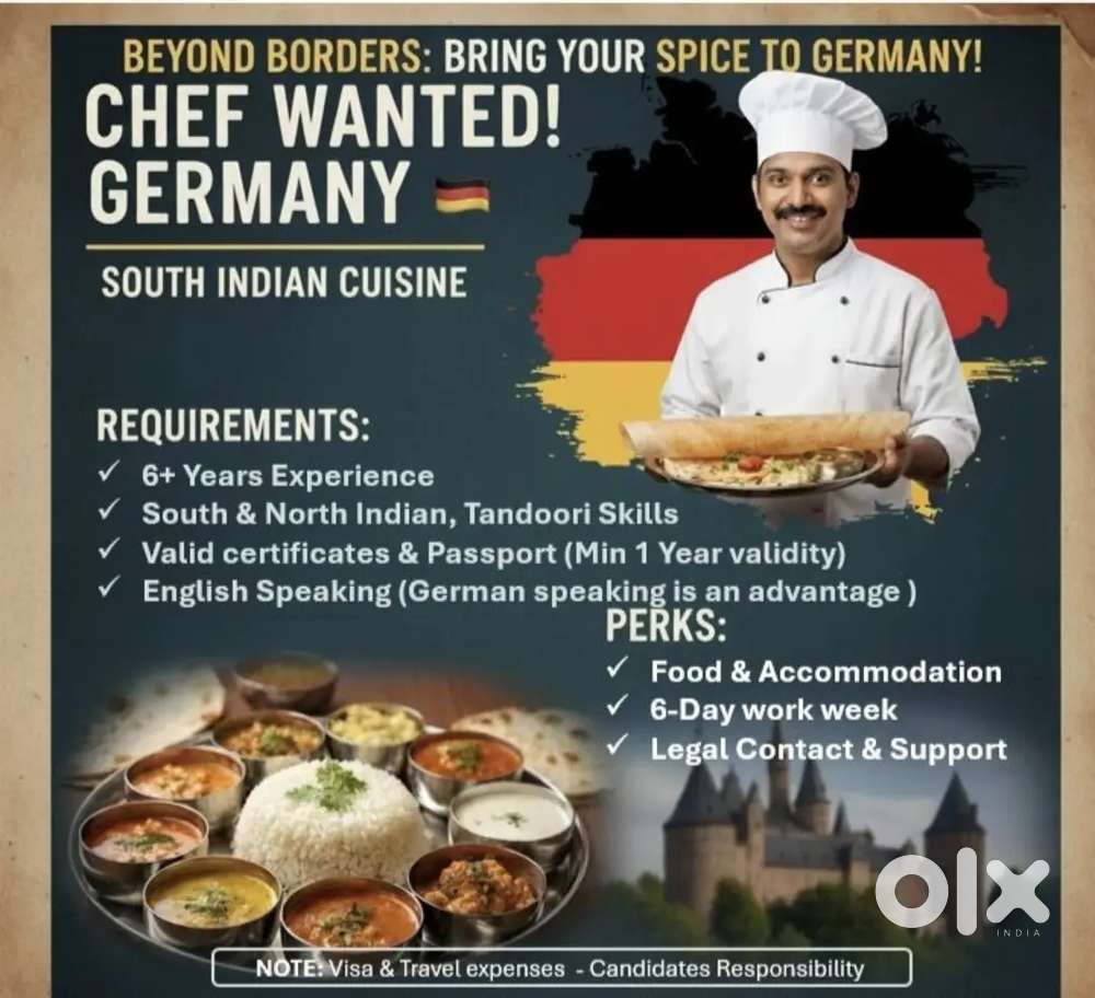 Chef Wanted – Opportunity in Germany