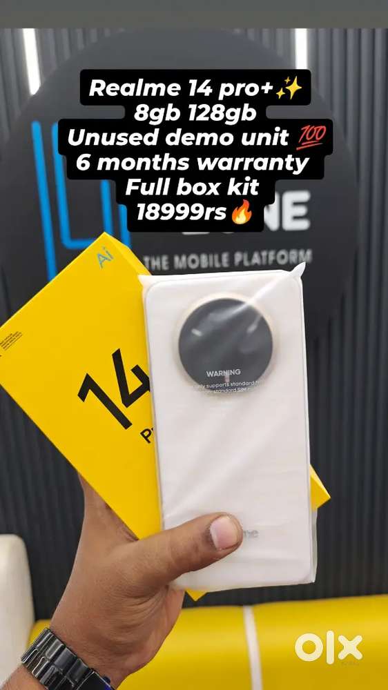 Realme 14 pro+ 8gb 128gb unused condition 6 months warranty low price