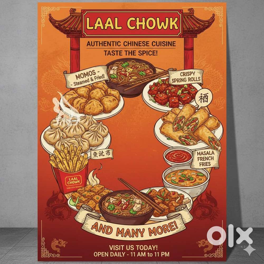 Need A Boy For Chinese Food Shop (Laal Chowk) @Laxmi Nagar