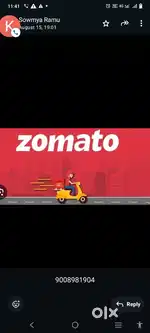 Hiring for Sambalpur Zomato delivery boy job