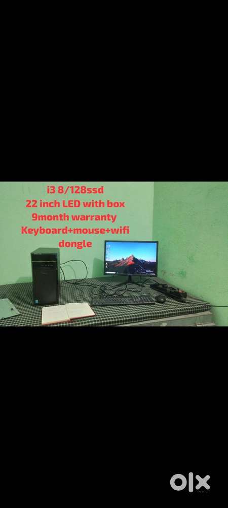 i3 Lenovo 22 inch LED computer system