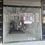 11×25 shop with tuffan glass , indra colony ,street no.2 , main road