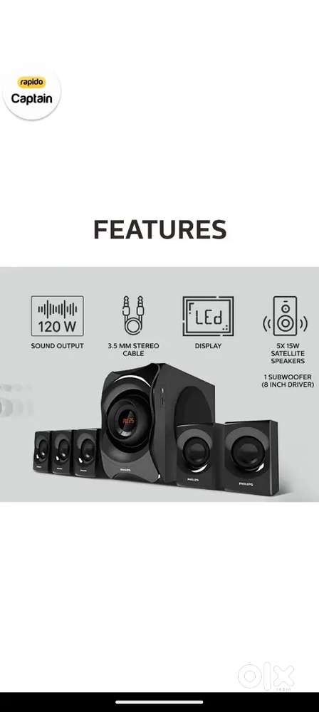 Phillips 5.1 home theatre