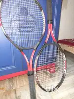 Long tennis rackets