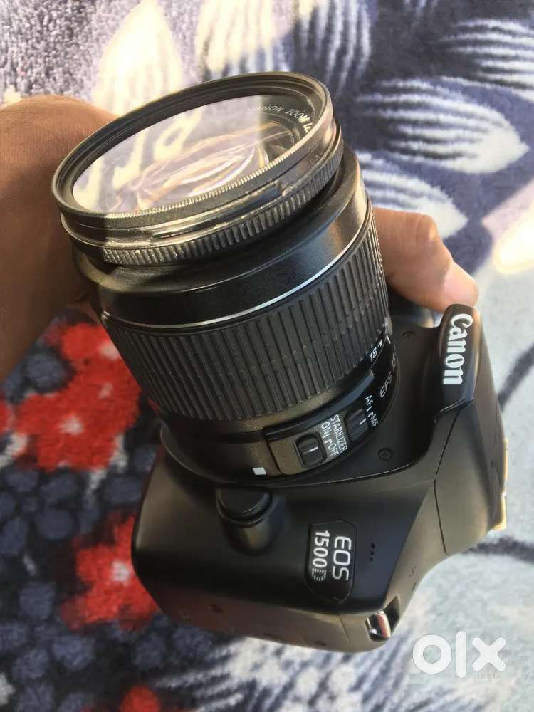 Canon 1500d camera single lens 18 55