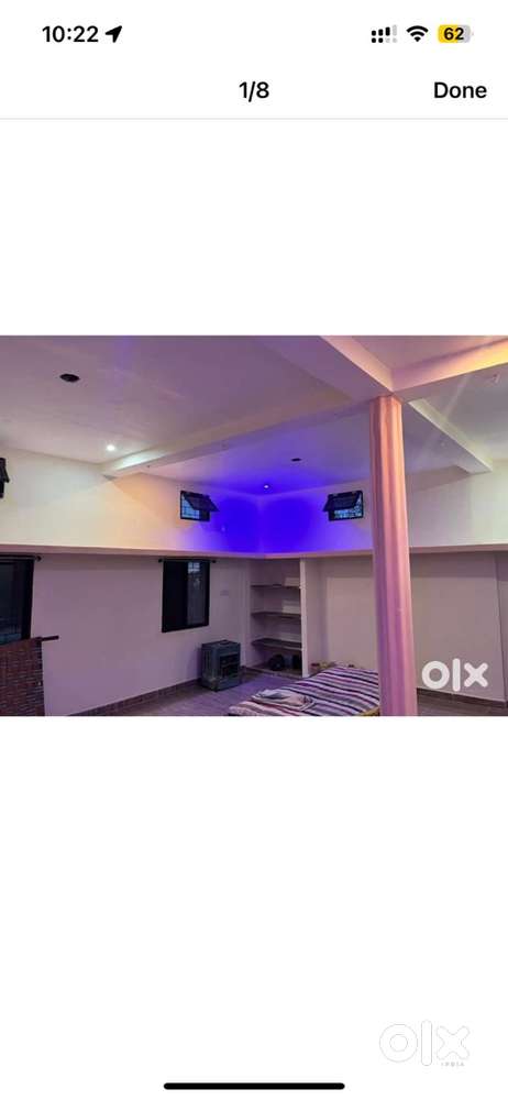 One big hall with room and bathroom