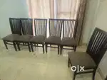 6 seater Dining Table with 6 chairs