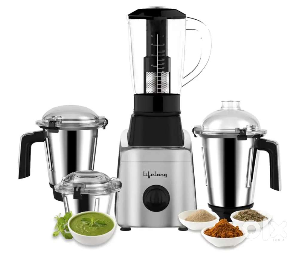 Brand new Lifelong 900 Watt Juicer Mixer Grinder with 4 Jars