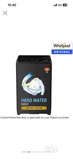 Whirlpool 7.5 kg fully automatic
