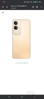 Vivo y29 ok set good condition 8+256 gb 5 month warranty no problem