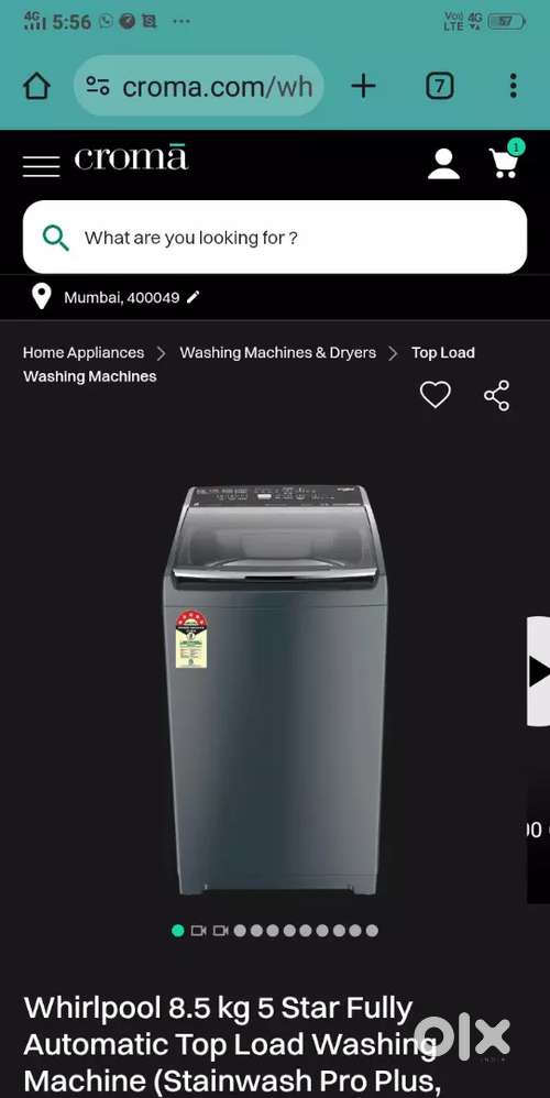 Whirlpool washing machine