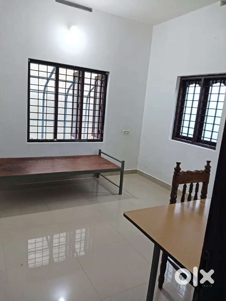 Single room with attached bathroom