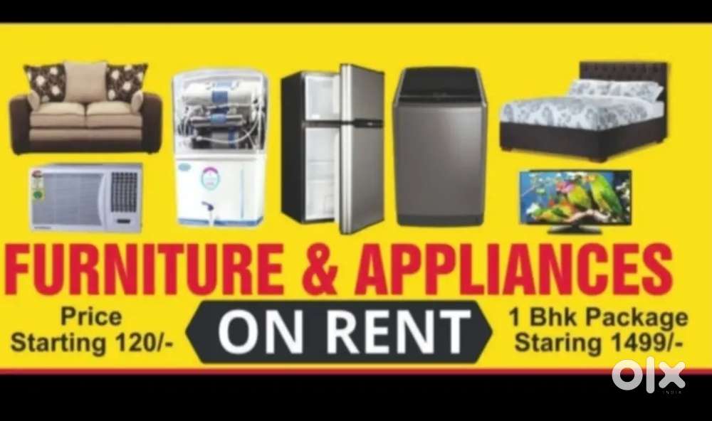 Furniture appliances On RENT