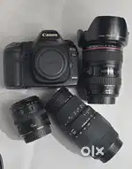 Canon 5D mark 2 body and 3 lenses