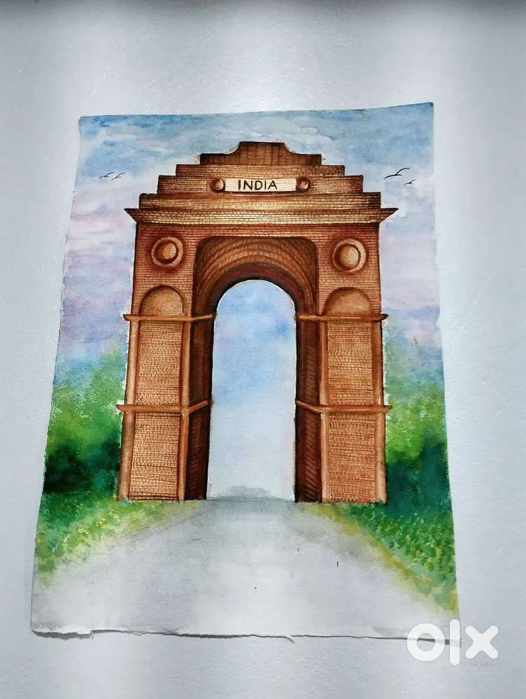 Getway of india painting