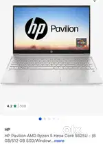 Hp pavilion rygen 5 12th generation new h koi problem nhi h